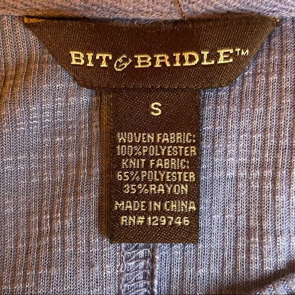 Barely-Worn Gorgeous Bit & Bridle Women's Size Small, Sheer Front - Picture 6 of 8